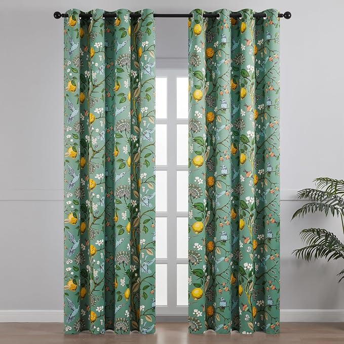 Topfinel 92 Inches Long Custom Sage Green Luxury Curtains - Image 2