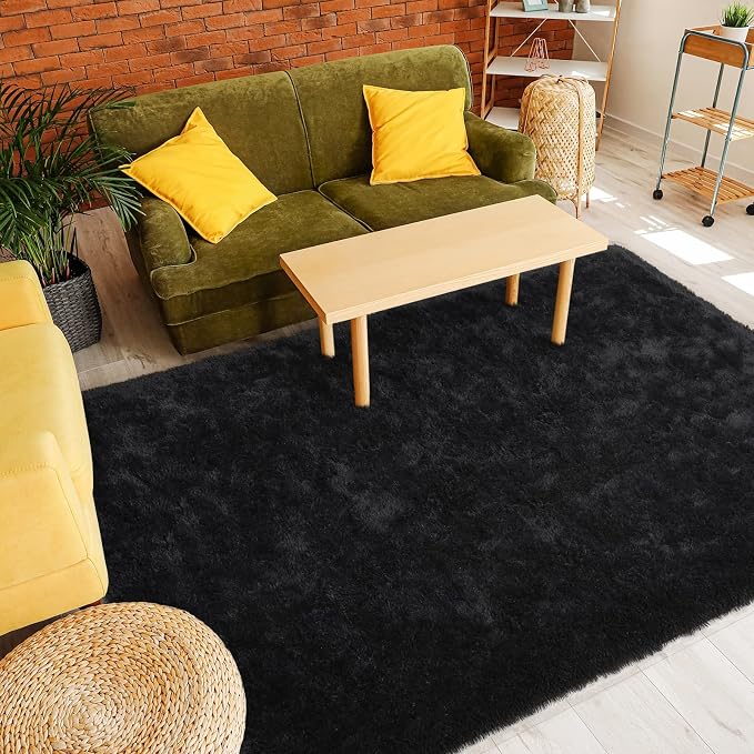 Amearea Premium Soft Area Rug 4x5.3 Feet, Fluffy Carpet - Image 2