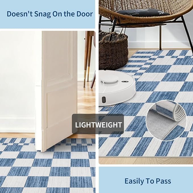 GarveeHome Checkered Rug 3x5 Area Rugs - Image 7