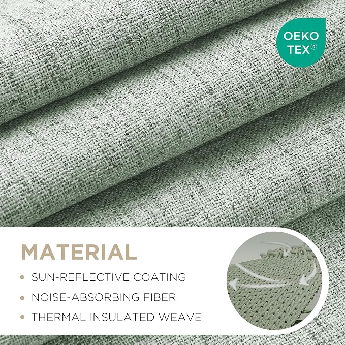 Joydeco Blackout Curtains for Bedroom - Image 2