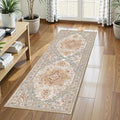 Washable Area Rug 2'6'' x 8' Vintage Traditional Persian Mat by Unknown