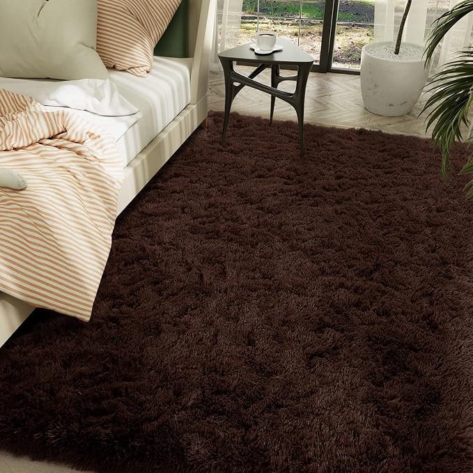 LOCHAS Ultra Soft Indoor Modern Area Rugs Fluffy Living Room Carpets - Image 7