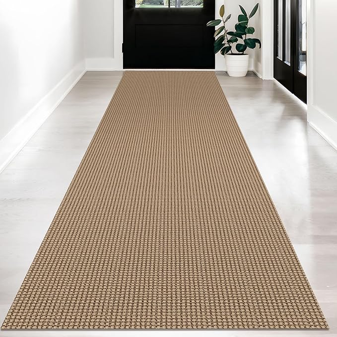 KOZYFLY Long Runners for Hallways 3x12 ft Washable Kitchen Runner Non Slip by KOZYFLY