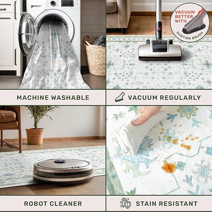 Hazo Haus Oushak Runner 2x10 Hallway Rug - Image 4