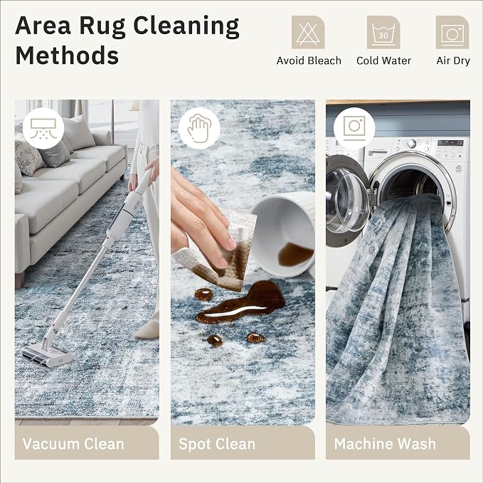 Runner Rug 2'6" x 16' Washable Non-Slip 2.5x16 ft Long Runner Rugs - Image 9