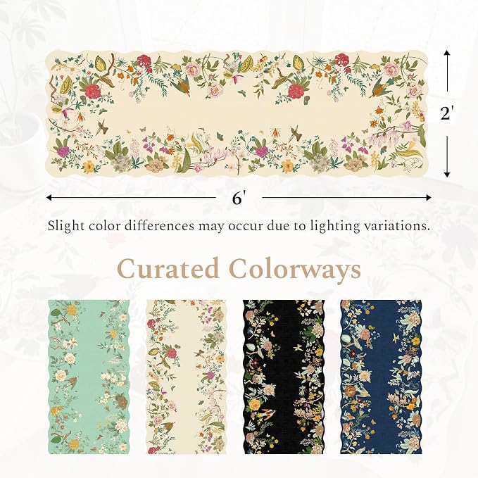 Rugflix 2x6 Runner Rug for Hallway, Washable Kitchen Runner Non Slip, Soft Low - Image 2