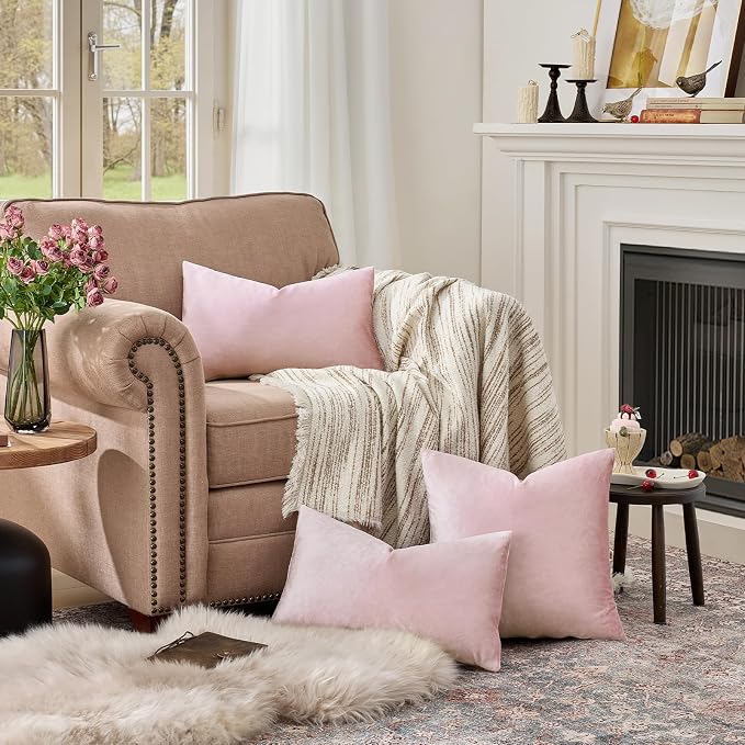 GIGIZAZA Decorative Small Lumbar Pillow Covers, Sofa Throw 12x20 Pillow Covers - Image 3