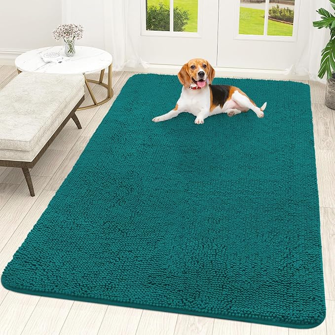 OLANLY Dog Door Mat for Muddy Paws 70x46, Absorbs Moisture and Dirt, Absorbent by OLANLY