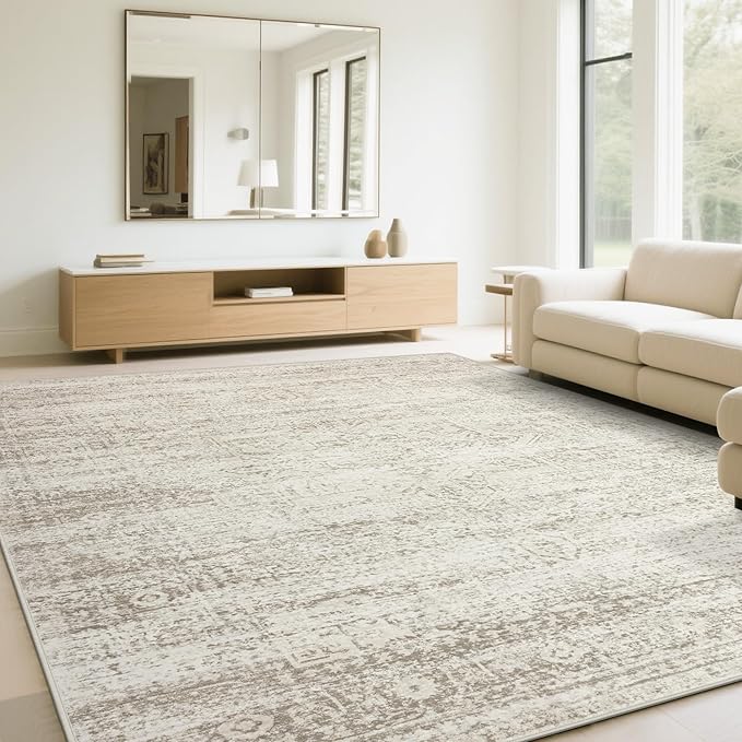 Washable Rugs 6x9 Area Rugs for Living Room, Rugs for Bedroom, Large Carpets by Srugn