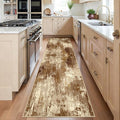 Washable Area Rugs 2'x6' Non-Slip Modern Abstract Soft by RELEANY