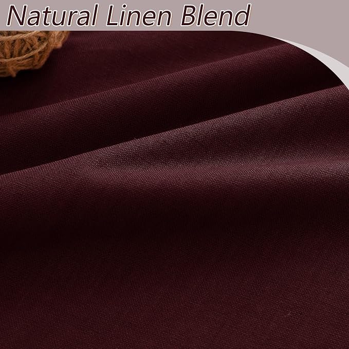 Guken 100% Blackout Curtains 90 Inch Length 2 Panels Set - Image 3