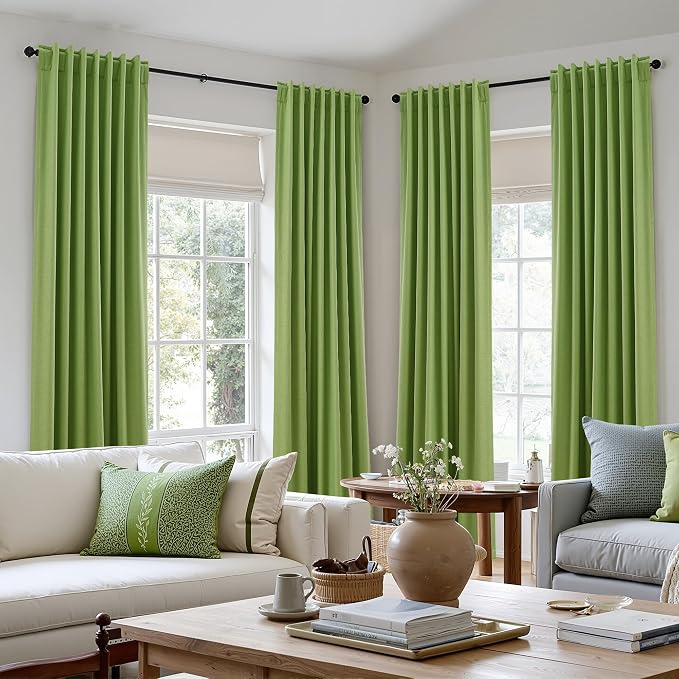 Guken 100% Blackout Curtains 90 Inch Length 2 Panels Set - Image 10