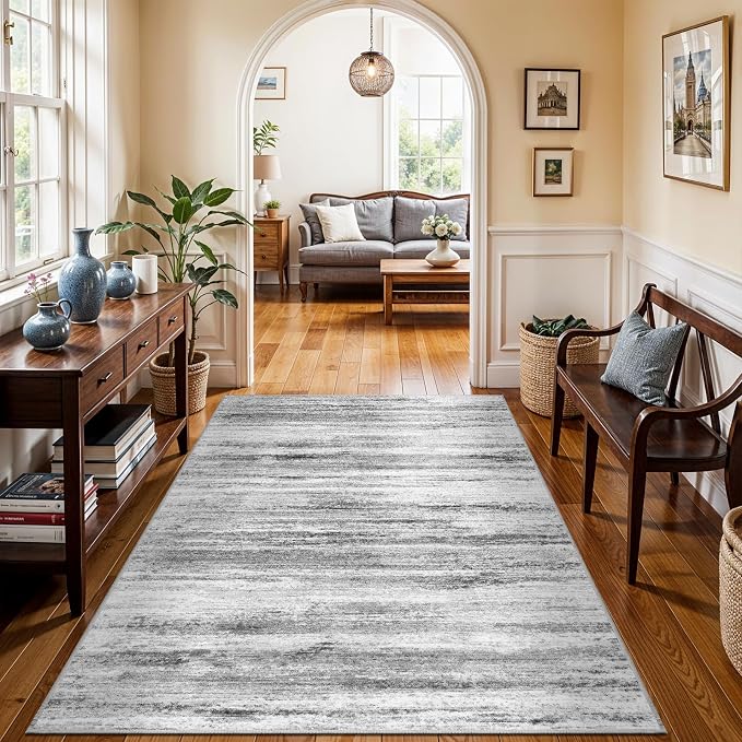 4x5 Area Rugs for Entryway Washable: Easy-to-Clean Rug for Office Kitchen - Image 3
