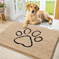 Smiry Dog Door Mat for Muddy Paws, Absorbent Dirt Trapper Non Slip Quick Dry by Smiry