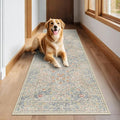 Hazo Haus Floral 3x8 Wide Hallway Runner by HazoHaus