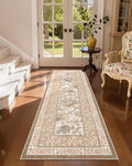 GarveeHome Provence 2x6 Washable Kitchen Runner Rugs Non Slip Vintage Boho by GarveeHome