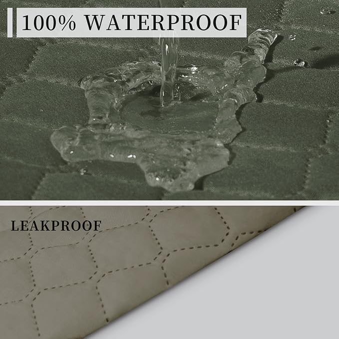 ISSUNTEX Double Protection 100% Waterproof Chair Sofa Covers - Image 3