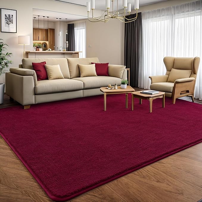 AROGAN Modern Shag Area Rug, 6x9 Feet Washable Bedroom Carpet, Plush Memory - Image 5