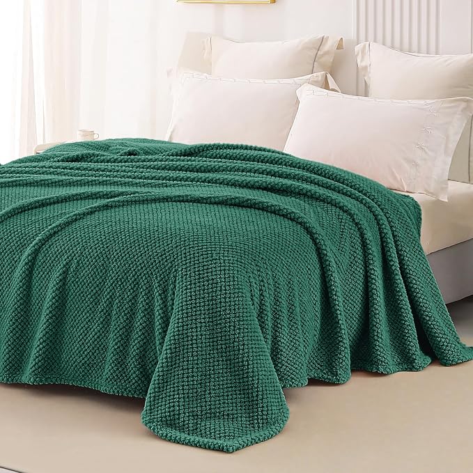 Whale Flotilla King Size Fuzzy Fleece Blanket - Image 4
