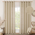 LAMIT Linen Curtains 84 Inches Long by LAMIT
