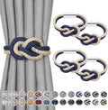 NICEEC 4 Pack Mini Magnetic Curtain Tiebacks Nordic Simple Style Drape Tie by NICEEC