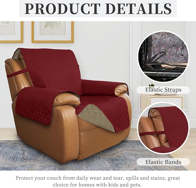 ISSUNTEX Double Protection 100% Waterproof Recliner Covers - Image 5