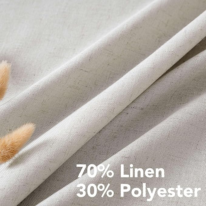 H.VERSAILTEX Living Room Linen Curtains - Image 4