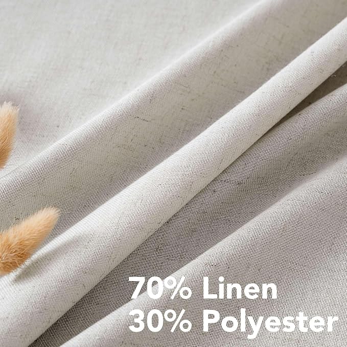 H.VERSAILTEX Living Room Linen Curtains - Image 4