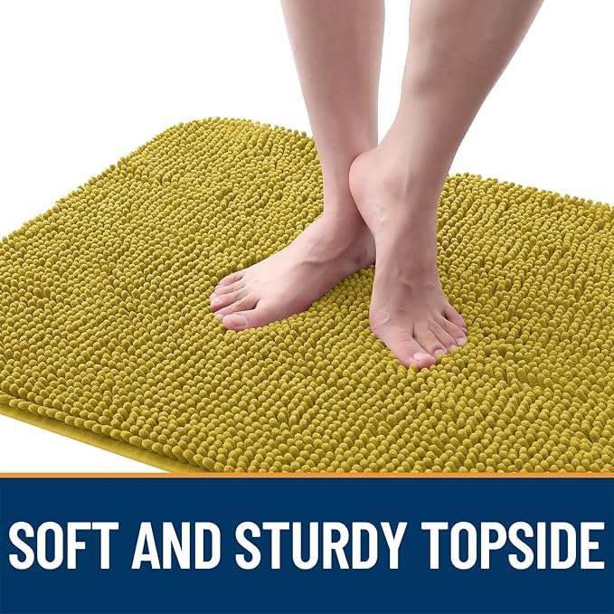 OLANLY Dog Door Mat for Muddy Paws 36x24, Absorbs Moisture and Dirt, Absorbent - Image 4