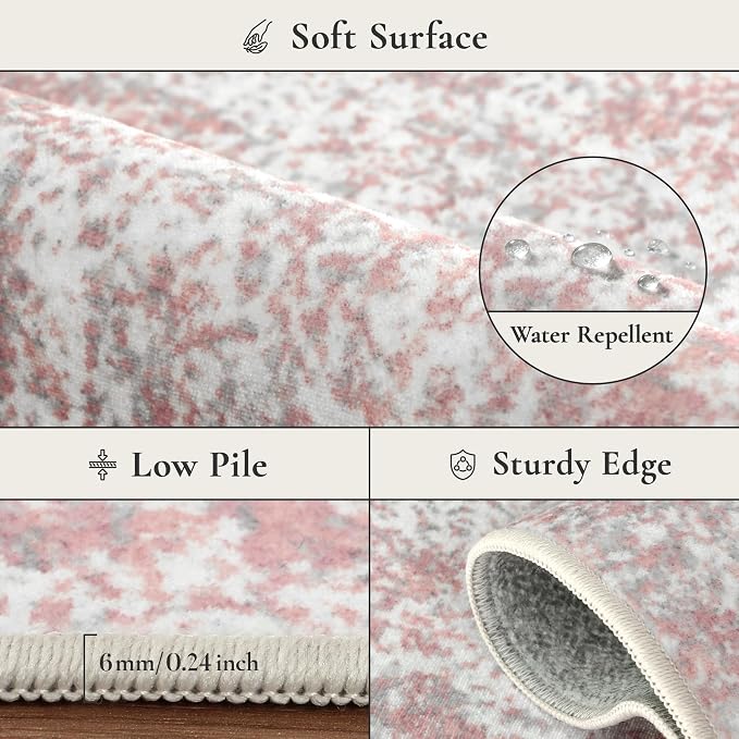 BEIMO Area Rugs 6x9 for Living Room Bedroom, Modern Abstract Machine Washable - Image 9