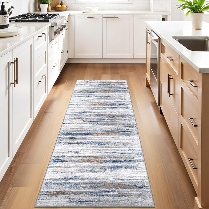 3x7 Washable Runner Rug for Family: Easy-to-Clean Runners for Hallway Entryway - Image 2