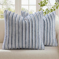 decorUhome Cozy Faux Fur Throw Pillow Covers 26x26 Set of 2 Decorative Soft by decorUhome