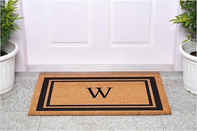 Calloway Mills 152961830W Black Border 18" x 30" Monogram Doormat - Image 4