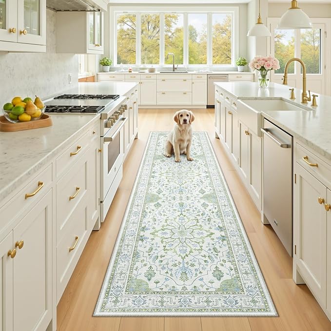 RELEANY Area Rugs 2'x8' Runner Rug Non Slip Washable by RELEANY