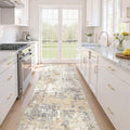 LOONGRUG Runner Rug 3x8 Washable Non-Slip Kitchen Neutral Modern Rug | Abstract by LOONGRUG