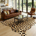 AROGAN Western Decor Faux Fur Leopard Rug, 8 x 10 Feet Premium Animal Skin by AROGANAREARUG