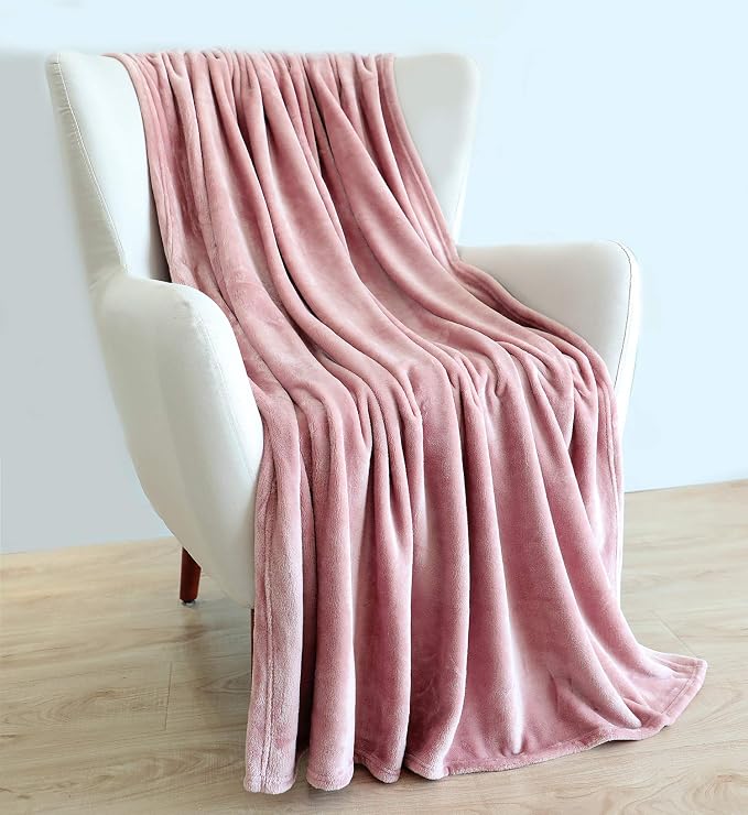 TASTHROW Large Flannel Fleece Throw Blanket, 50×70 Inch - Image 3