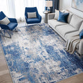 Washable Area Rugs 5'x7' Non-Slip Modern Abstract Soft by RELEANY