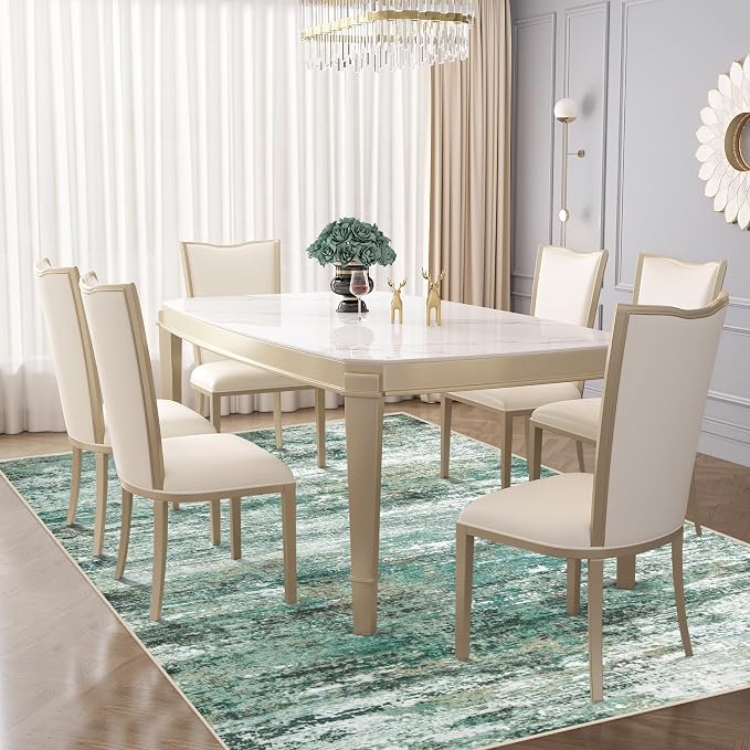 XLUEZ 6x9 Area Rugs for Living Room, Washable Modern Abstract Large Area Rug - Image 5