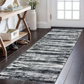 KOZYFLY Modern Abstract Kitchen Runner Rug, 2x6 Washable Rug Runner Non-Slip by KOZYFLY