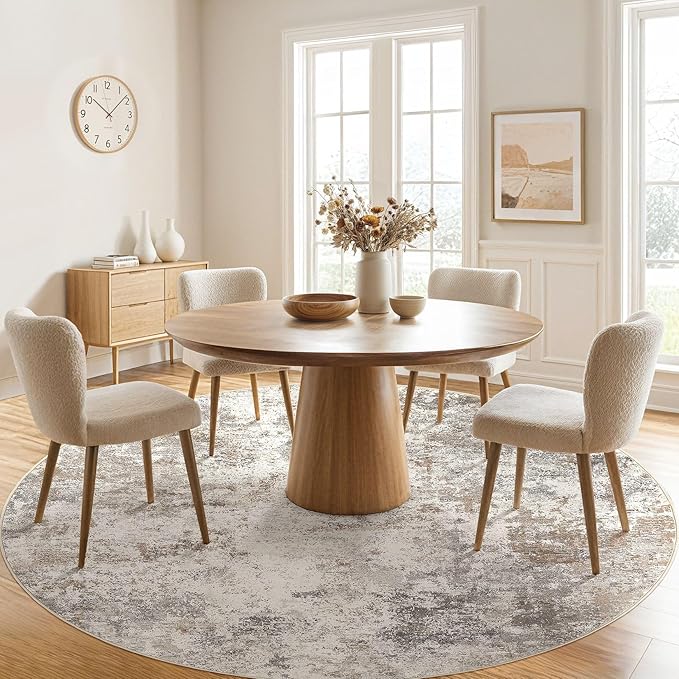 UERMEI 8ft Round Area Rug Living Room Rugs - Image 3
