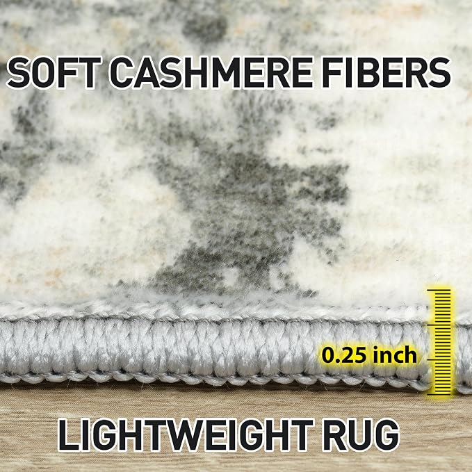 6x9 Area Rugs Washable Rug: Large Modern Abstract Living Room Rug Soft - Image 6