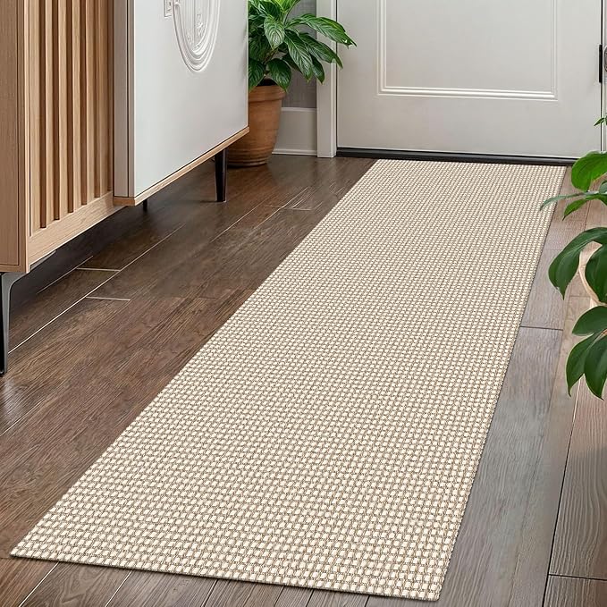 KOZYFLY Runners for Hallways 2x5 ft Washable Kitchen Runner Non Slip Rubber by KOZYFLY