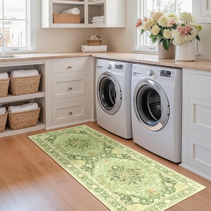 Area Rugs 2'x5' Runner Rug Non Slip Washable - Image 3