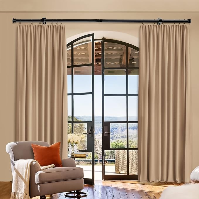 Standard Decorative Window Curtain Rods 30 to 88 Inch, 5/8 Inch Diameter Small - Image 8