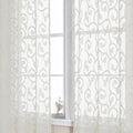 OWENIE Furman Ivory Sheer Curtains 96 inches Long by OWENIE