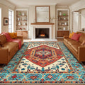 SERISSA Washable Rugs 9x12 Area Rugs, Large Non-Slip Boho Living Room Rug by SERISSAHomeDecorCollection