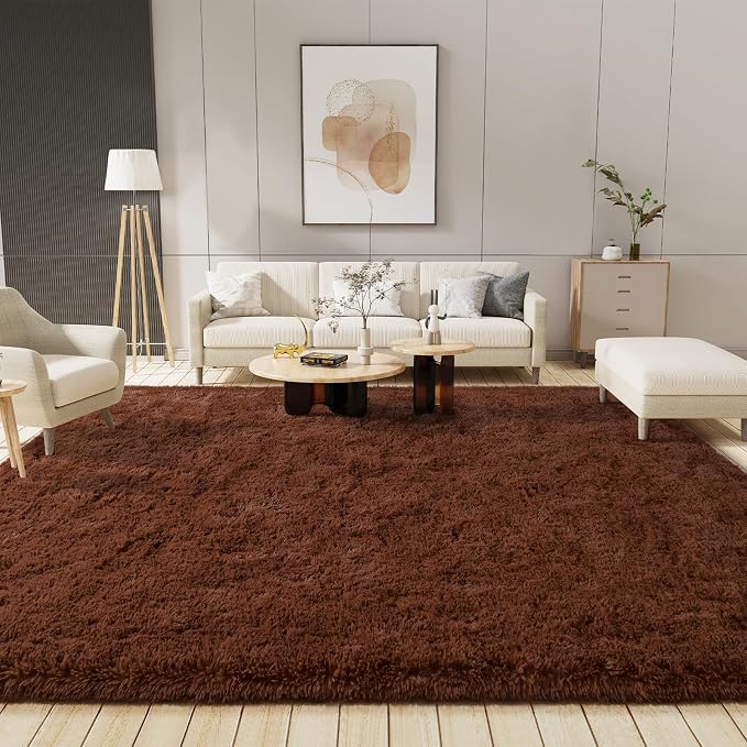 LOCHAS Ultra Soft Indoor Modern Area Rugs Fluffy Living Room Carpets - Image 7
