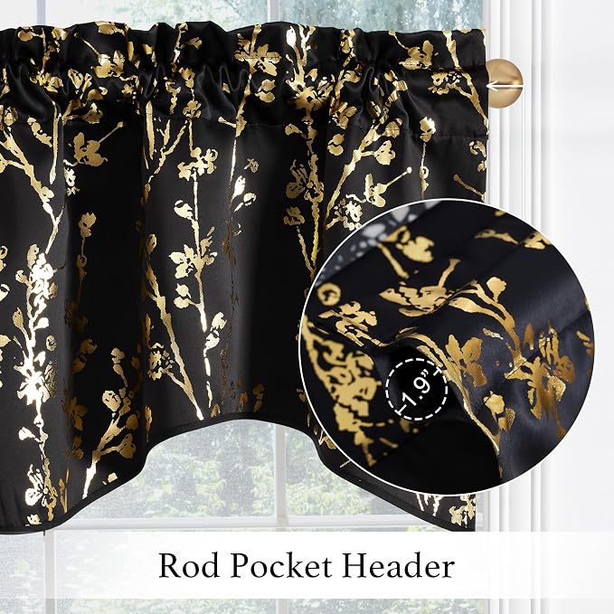 NICETOWN Blackout Kitchen Valances - Image 3