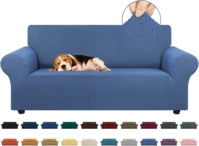 KEKUOU Stretch Loveseat Sofa Cover Slipcover, Couch Covers by KEKUOU